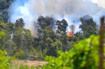 incendio forestal sur de Francia.