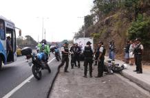 Accidente en la vía Perimetral