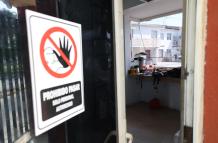 Garita vacía en urbanización Málaga 2, en Daule