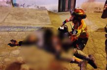 policía captura a delincuente