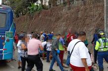 Accidente de buses en Guayaquil
