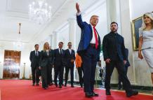 Trump y Zelensky