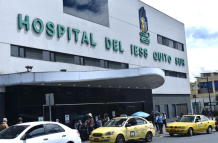 En el Hospital del IESS Quito Sur, en la capital.