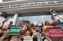 Protesta Yasuni