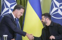 Mark Rutte & Volodímir Zelenski