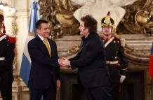 Daniel Noboa y Javier Milei
