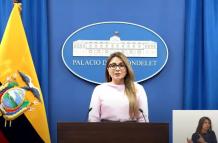 Carolina Jaramillo, portavos de gobierno nacional.