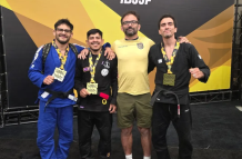 Johnny Tama, Ariel Delgado y José Gallardo consiguieron medalla de bronce en sus categorías.