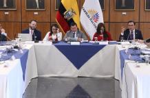 Gonzalo Albán, vocal del Consejo de Participación, enfrentó al asambleísta oficialista, Keevin Gallardo, en el juicio político que el legislador planteó.