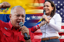 María Corina y Diosdado Cabello