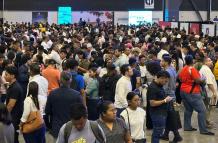 Demanda. Los asistentes triplicaron el número de las plazas ofertadas.