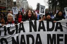 Manifestantes Chile