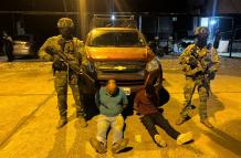 El Ejército informó este 8 de septiembre sobre la incautación de 800 bloques de marihuana y la detención de dos ciudadanos colombianos