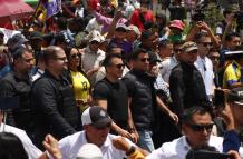 Daniel Noboa marcha