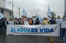 marcha por el agua Cuenca