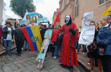 Marcha por el agua en Cuenca