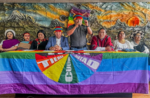 Representantes de la Conaie durante la Asamblea Extraordinaria en Riobamba, donde se decidió convocar al paro nacional en Ecuador.