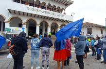 Marcha contra minera