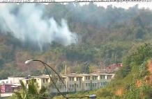 Incendio en Cerro Colorado