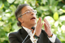 Gustavo Petro, presidente de Colombia, en una foto de archivo.