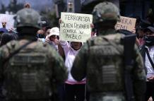 Protestas en Ecuador