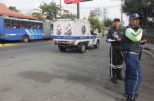 Accidente avenida Carlos Julio Arosemena