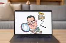 Caricatura de análisis sobre Galamedios y José Neira