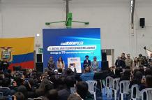 Participación. Los eventos de Daniel Noboa en Cuenca y en Quito no han tenido una asistencia masiva.