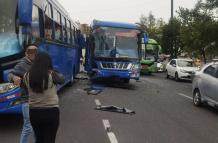 Choque de bus Quito