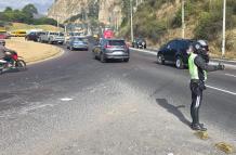 La AMT informó que luego de ingresar a la avenida Panamericana, la caravana de buses escolares concluyó y el paso fue habilitado.