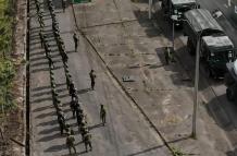 Las Fuerzas Armadas salieron desde distintas provincias del país hacia Quito, luego de los incidentes registrados durante las movilizaciones por el paro nacional.