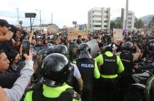Manifestaciones en Quito.