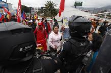 Marcha en Quito