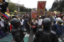 manifestaciones en Quito