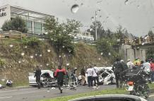 accidente de tránsito en la Ruta Viva