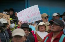 Protestas en Otavalo