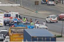 ciclista murió en vía Perimetral
