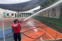 Limpieza de plantel en Balzar