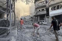 Bombardeos en Gaza