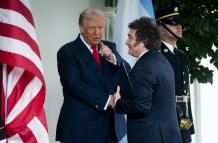 Donald Trump, recibe al presidente argentino, Javier Milei