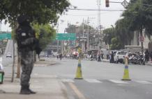 tránsito avenida 25 de Julio