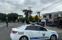 La Policía Nacional descartó la presencia de un artefacto explosivo en la avenida Vicente Trujillo.