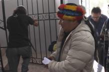 Jaime Vargas dijo que la Conaie suspendía el paro, tras conocer que Daniel Noboa ordenó el despliegue de la Fuerza Pública en Imbabura.