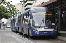 Bus de Metrovía en Guayaquil