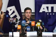 Fernando Cornejo, presidente de Segura EP, durante su pronunciamiento sobre los operativos en Guayaquil.