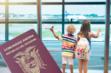 Sacar el pasaporte ecuatoriano a un menor no es complicado.