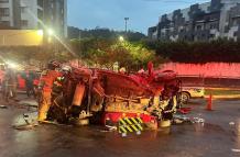 Accidente en la avenida del Bombero