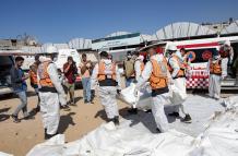 uerpos de palestinos