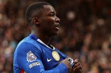 moises caciedo celebra gol