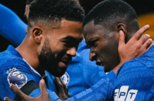 Moisés Caicedo celebración